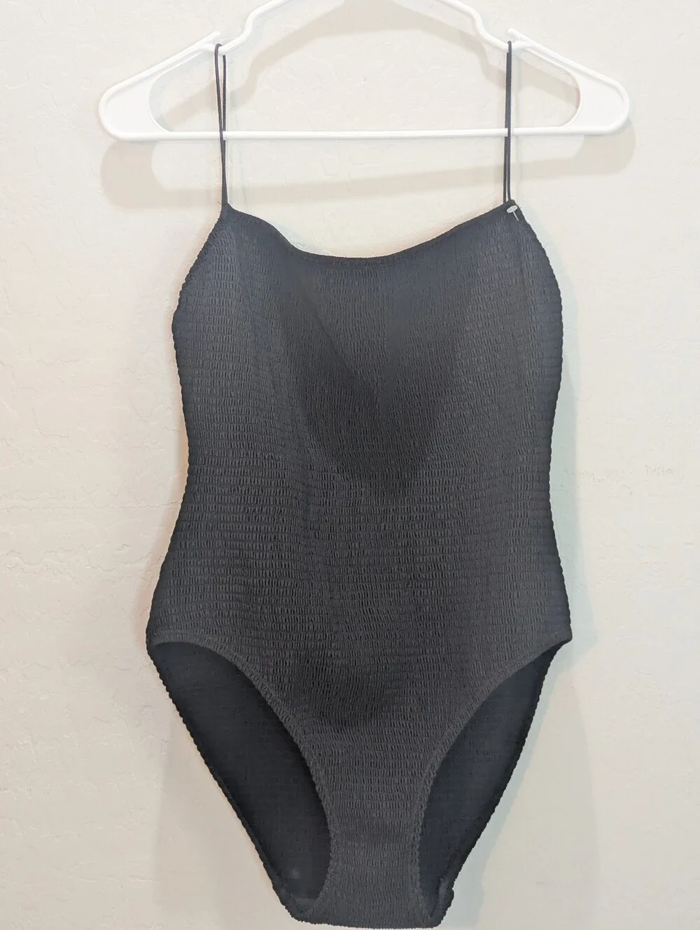 Toteme Smocked One-Piece Swimsuit - Size L